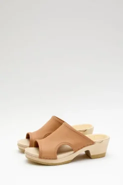 Alexis Clog on Mid Heel in Desert^No.6 Store Clearance