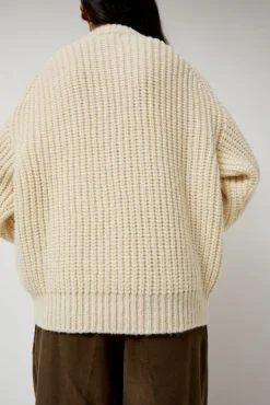 Alpaca Rib Sweater in Cream^No.6 Store Best