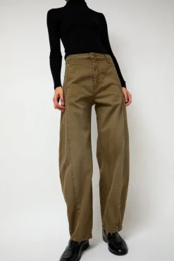 Barrel Denim Pants in Mocha^No.6 Store Fashion