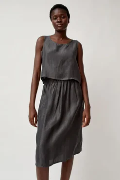 Basic Skirt in Black Tencel^No.6 Store Sale