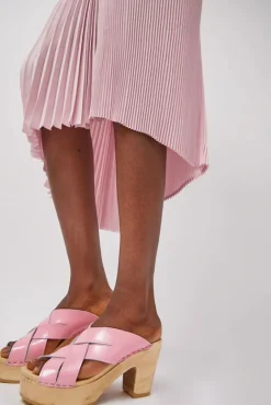 Basket Clog on Platform in Pink Patent^No.6 Store Fashion