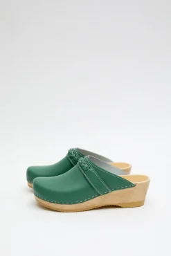 Bridget Clog on Mid Wedge in Sage^No.6 Store Outlet