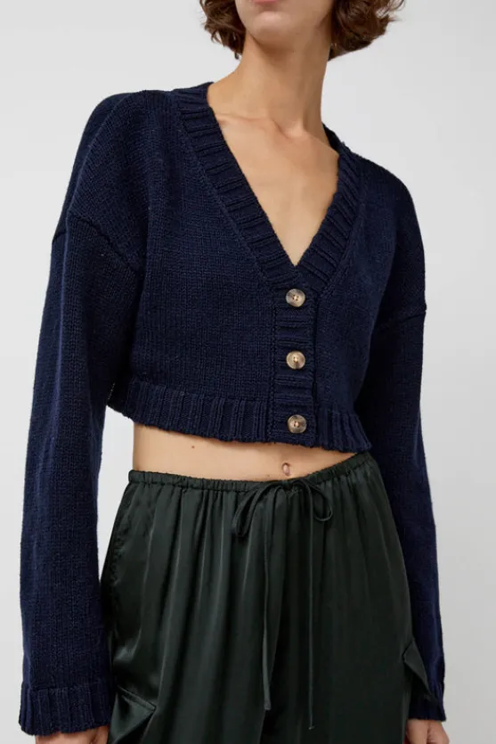 Bruna Cardigan in Navy^No.6 Store Hot