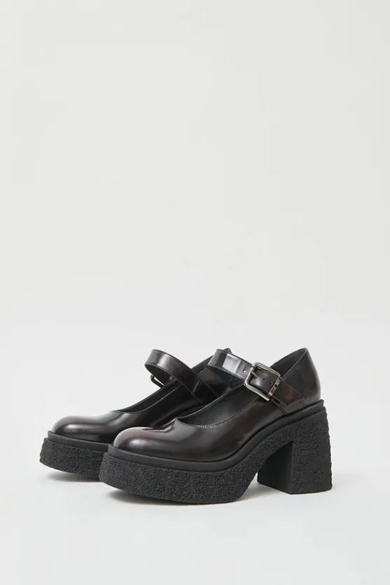 Brushed Platform Maryjane in Gradient Bordeaux^No.6 Store Online