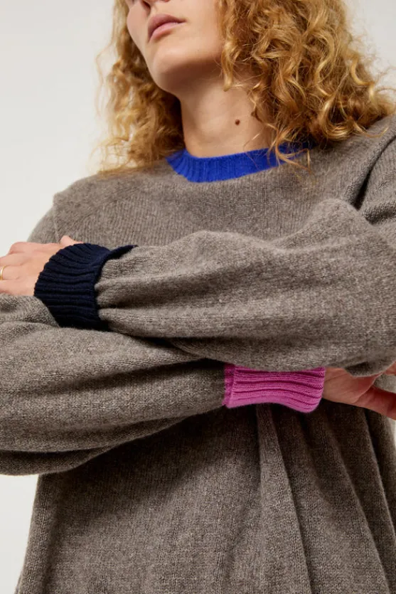 Bryan in Grey Blue Pink Navy^No.6 Store Hot