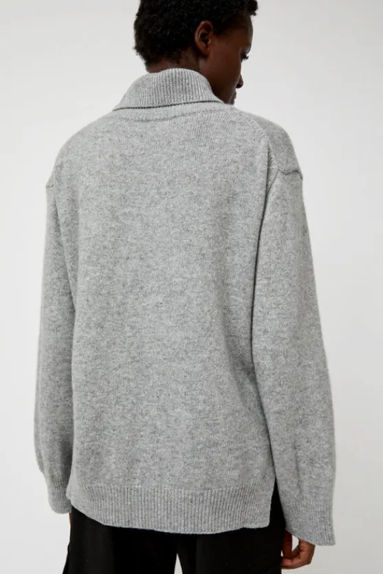 Cashmere Blend High Neck Knit in Gray^No.6 Store Clearance