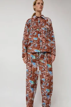 Claus Pants in Brown Hay Field^No.6 Store Online