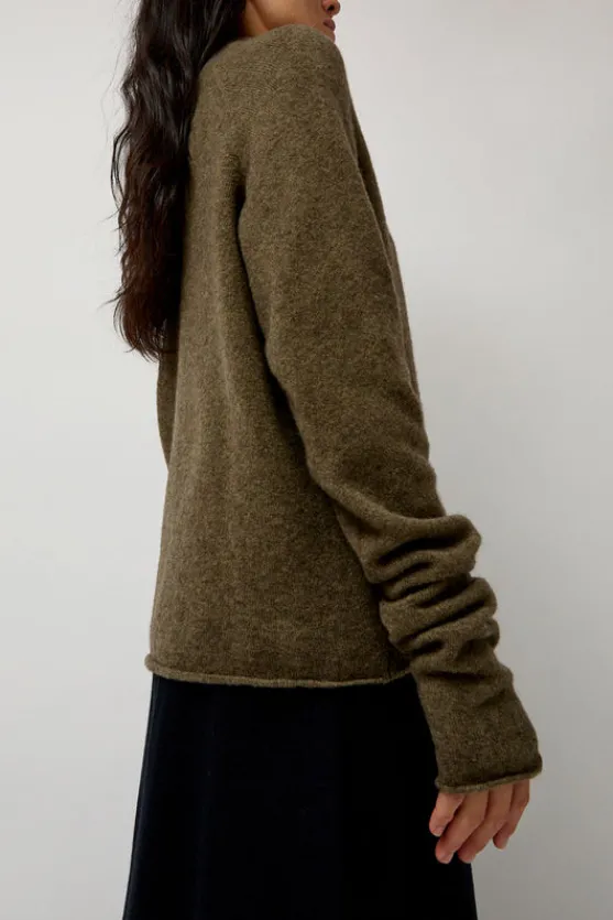 Daily Sweater in Forest Green^No.6 Store Best