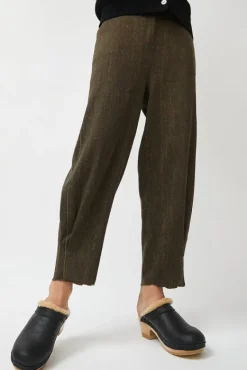 Dakota Shearling Clog on Mid Heel in Ink Aviator^No.6 Store New