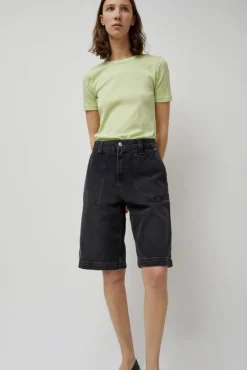Denim Carpenter Shorts in Stone Black^No.6 Store New