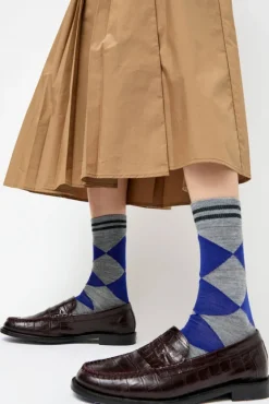 Diamond Socks in Cobalt^No.6 Store Sale