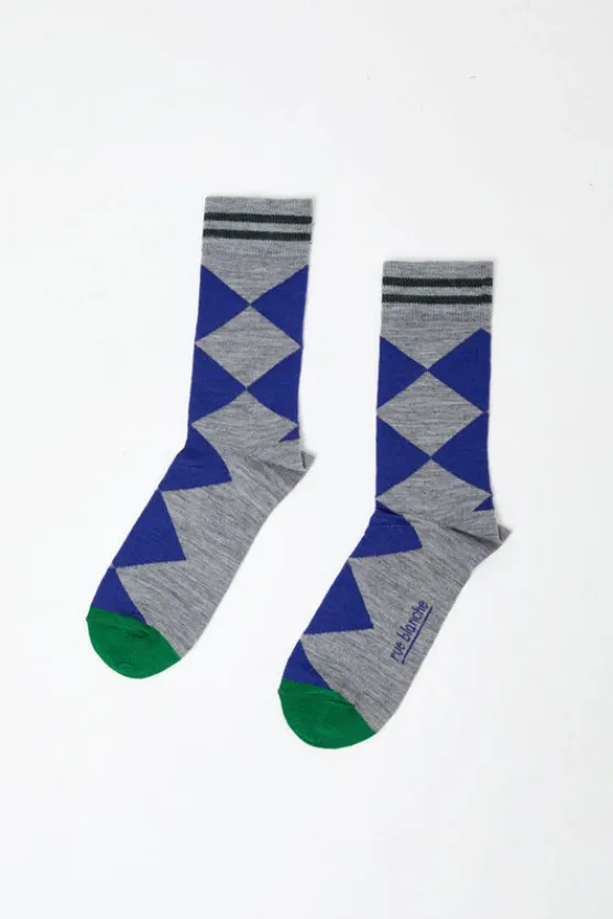 Diamond Socks in Cobalt^No.6 Store Sale
