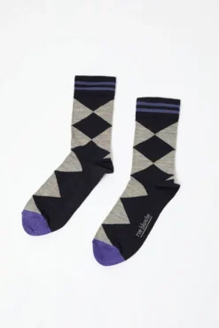Diamond Socks in Navy^No.6 Store Online