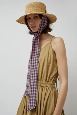 Duke Alessio Hat in Natural with Check Rose^No.6 Store Sale
