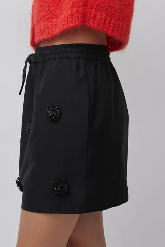 Embellished Mini Skirt in Black^No.6 Store Best