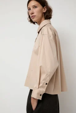 Embroidery Shirt in Beige^No.6 Store Hot