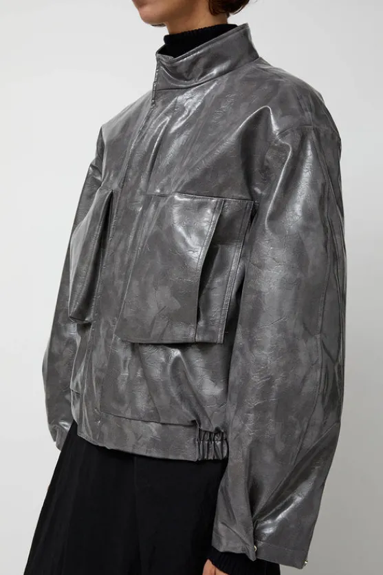 Ep Bomber Jacket in Charcoal^No.6 Store New