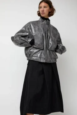 Ep Bomber Jacket in Charcoal^No.6 Store New