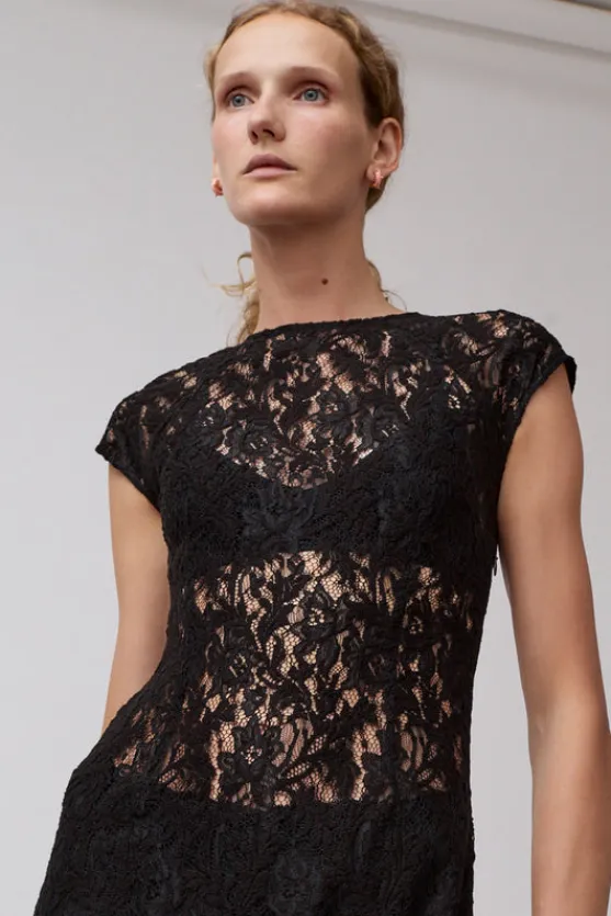 Erika Dress in Black Lace^No.6 Store Outlet