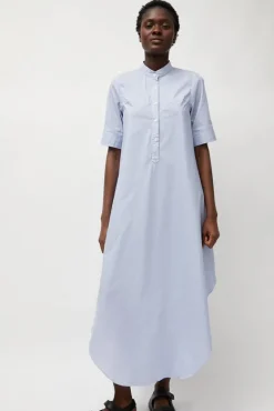 Extra Long Shirt in Blue and White Stripe^No.6 Store Fashion