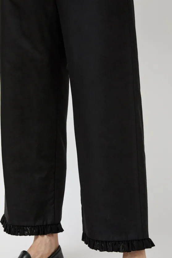 Frill Padded Pants in Black^No.6 Store Online
