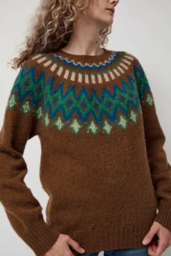 Future Fantasy Fairisle Sweater in Nut^No.6 Store New