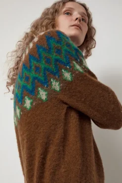 Future Fantasy Fairisle Sweater in Nut^No.6 Store New