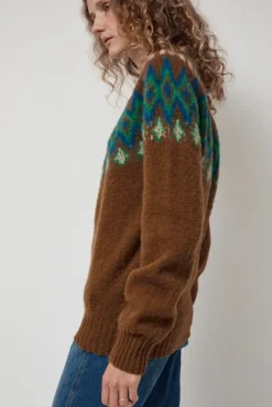 Future Fantasy Fairisle Sweater in Nut^No.6 Store New