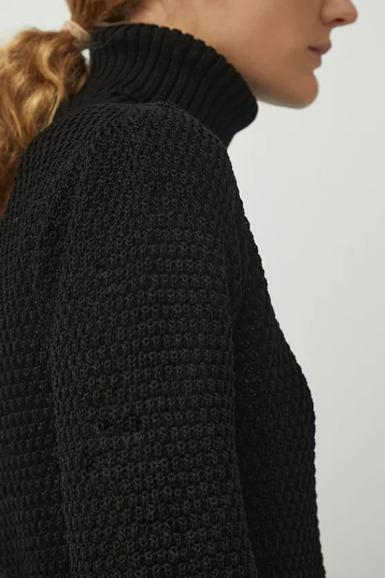 Gabe Turtleneck in Black^No.6 Store Clearance