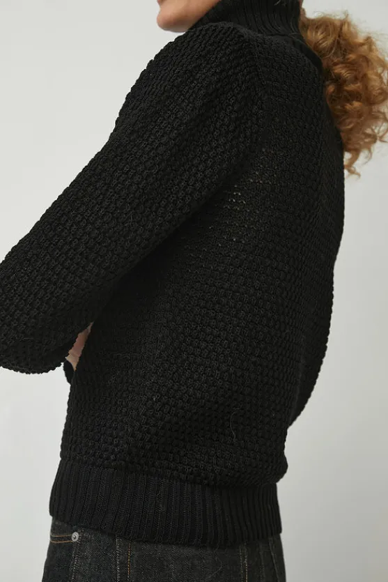 Gabe Turtleneck in Black^No.6 Store Clearance