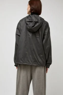 Glossy Nylon Half Zip Jumper in Charcoal^No.6 Store Best