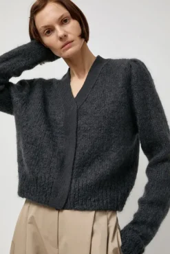 Grandma Cardigan in Dark Green^No.6 Store Sale