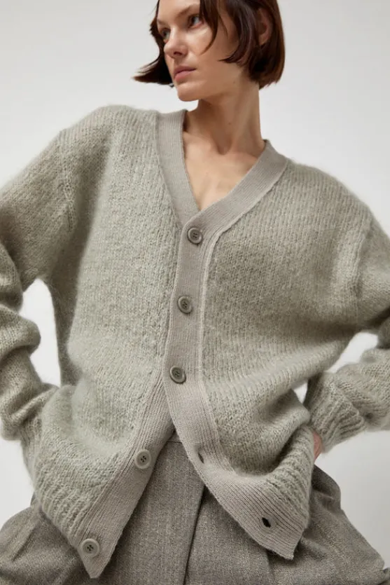 Grandpa Cardigan in Light Grey^No.6 Store Online