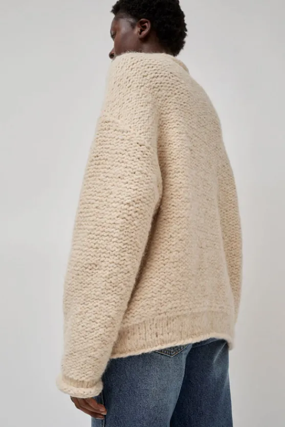 Handknit Purl Rollneck in Alabaster^No.6 Store Online