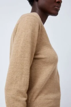 Hany Cashmere Knit in Camel^No.6 Store Outlet