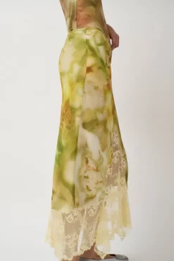 Hiss Skirt in Sage Molten Floral^No.6 Store Clearance