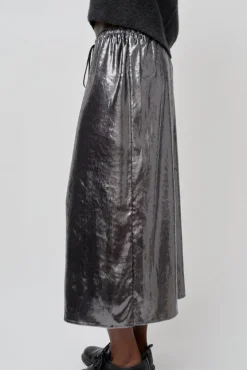 Inez Skirt in Silver Pony Hair^No.6 Store Fashion