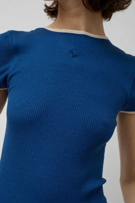 Jaya Seamless Top in Navy^No.6 Store Best