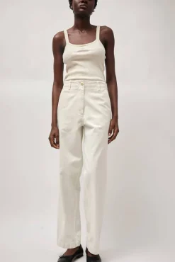 Jeff Chino Pants in White^No.6 Store Clearance