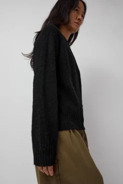 Jets Crew Knit in Black^No.6 Store Outlet