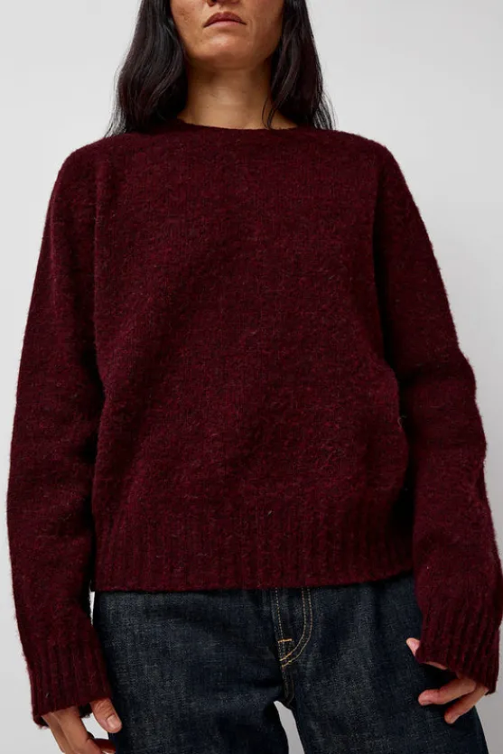 Jets Crew Knit in Red Wizard^No.6 Store Outlet
