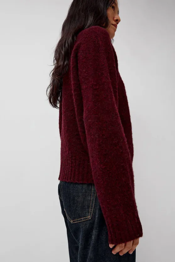 Jets Crew Knit in Red Wizard^No.6 Store Outlet
