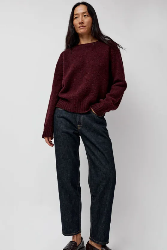 Jets Crew Knit in Red Wizard^No.6 Store Outlet
