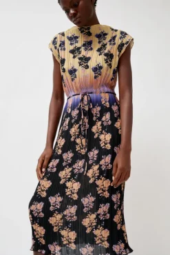 Julien Dress in Dip Dye Shadow Floral^No.6 Store Outlet