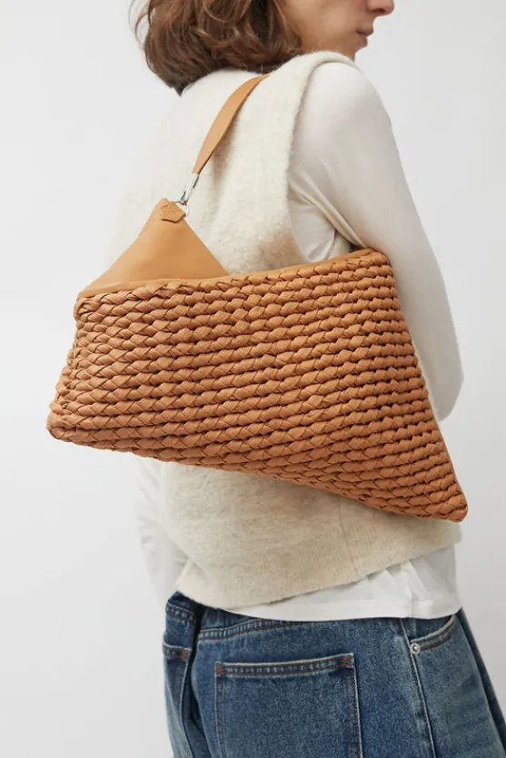 Knit Twisterette Bag in Natural Brown^No.6 Store Clearance