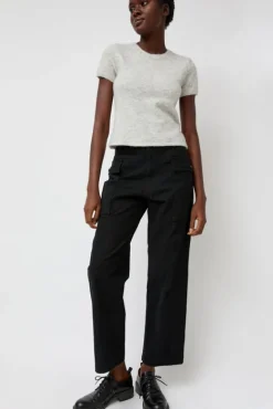 Kotte Alpaca Short Sleeve Knit in Gray^No.6 Store Clearance