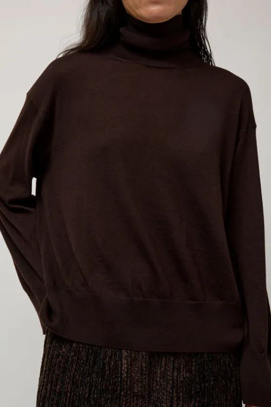 La Base Turtleneck in Brown^No.6 Store New