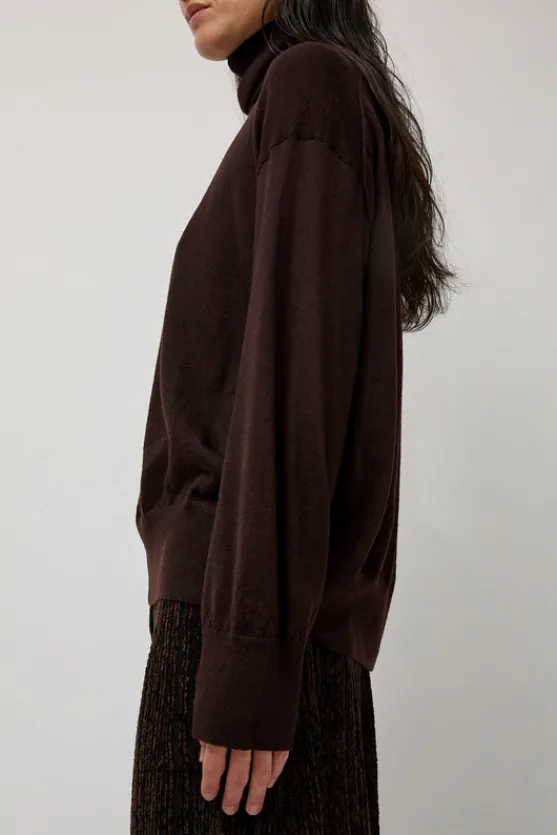 La Base Turtleneck in Brown^No.6 Store New