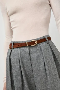 La Frieda Belt in Choco Camp^No.6 Store Hot