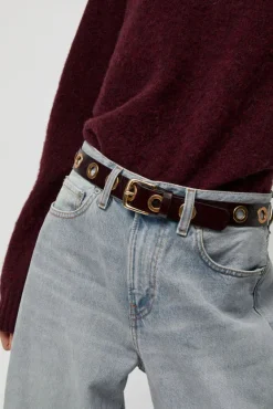 La Grande Keller Crispy Belt in Crispy Cerise Noire^No.6 Store Best